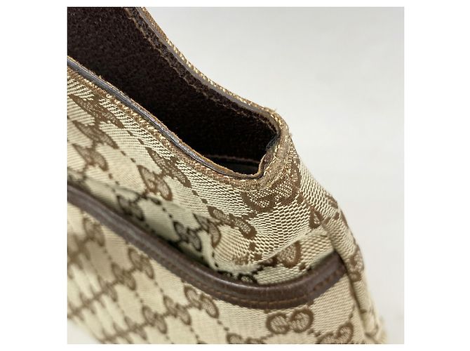 Borsa Gucci GG Canvas Beige - vista 7