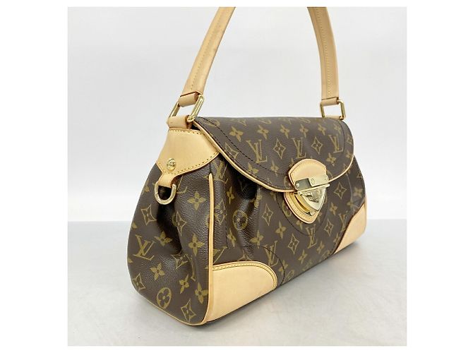 Borsa a tracolla Louis Vuitton Monogram Beverly MM Marrone - vista 2