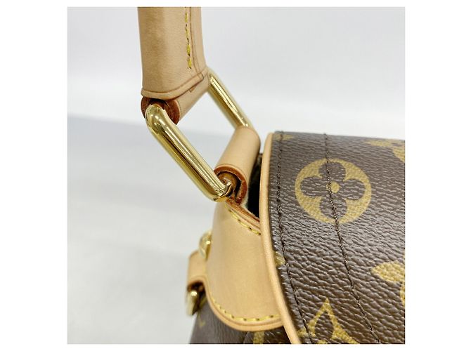 Borsa a tracolla Louis Vuitton Monogram Beverly MM Marrone - vista 7