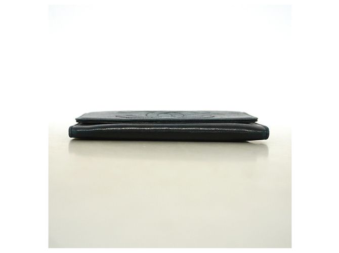 Monedero Chanel de piel de cordero negra Negro - vista 3