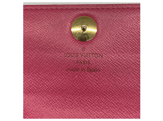 Louis Vuitton Monogram Multicolor Portefeuille Sarah Long Wallet Nero Rosso - vista 4