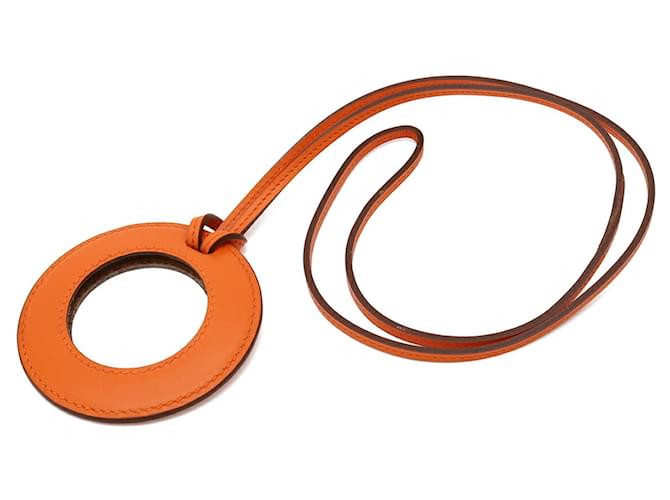 Hermès Collana Lente d'ingrandimento Hermes Arancione - vista 3