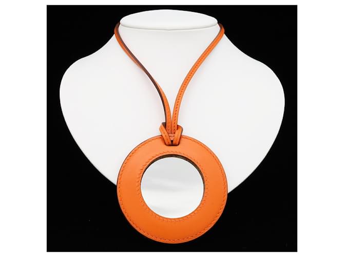 Hermès Collana Lente d'ingrandimento Hermes Arancione - vista 9
