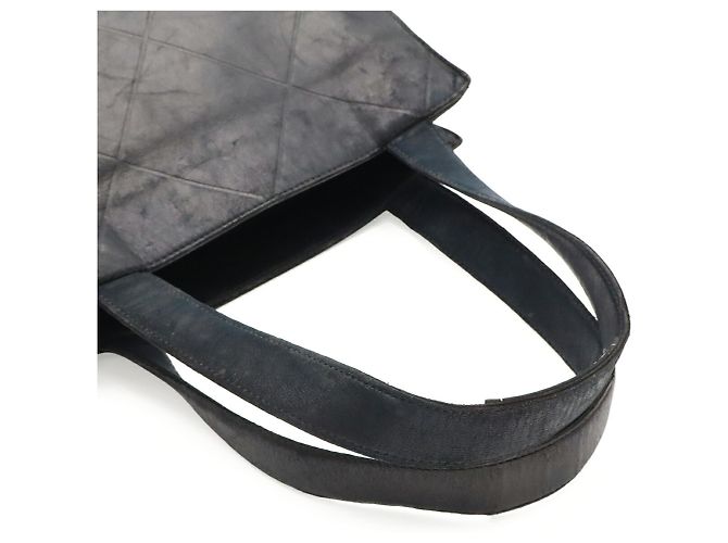 Borsa a mano/Tote bag Chanel in pelle d'agnello nera Nero - vista 5