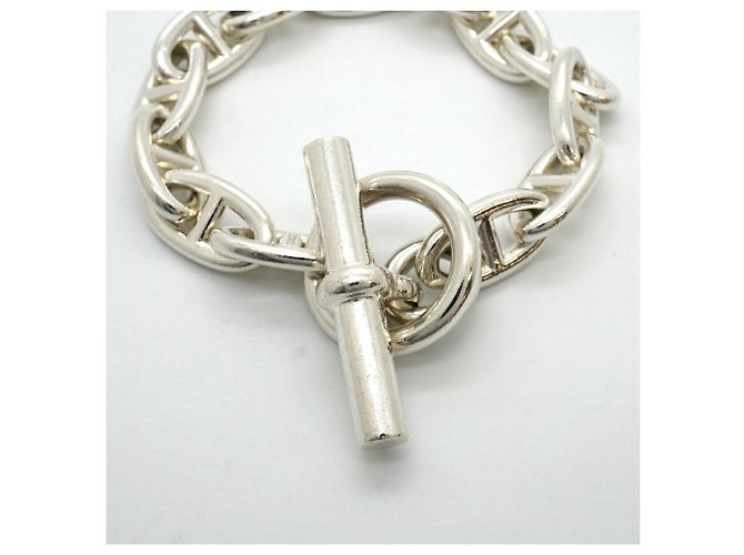 Hermès Bracciale Hermes Chaine d'Ancre GM in Argento 925 - vista 4