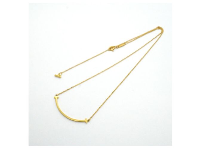 Tiffany & Co. T Smile Small Halskette in 18K Gelbgold - Ansicht 3