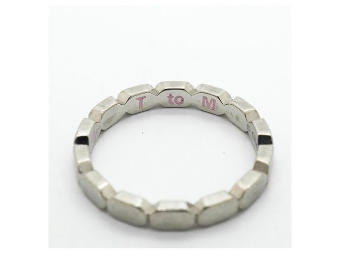 Chanel Première Promesse Platinum Band Ring - view 6