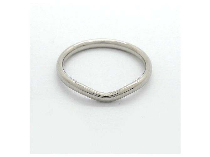 Anello Curved Band di Tiffany & Co. in Platino 950 - vista 3
