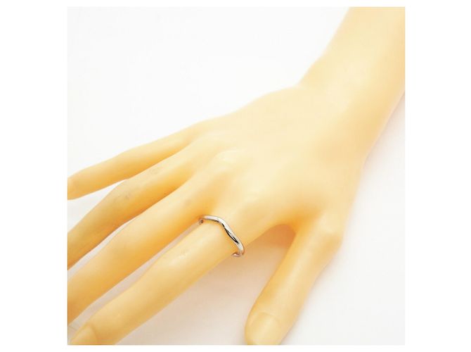 Anello Curved Band di Tiffany & Co. in Platino 950 - vista 7