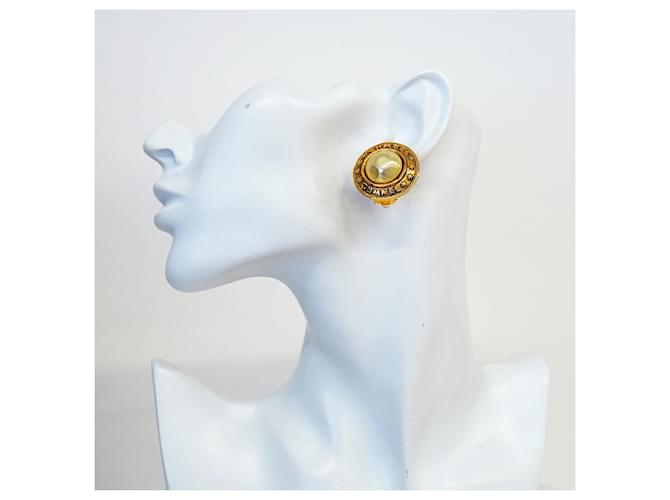 Orecchini a clip Chanel Gold D'oro - vista 5