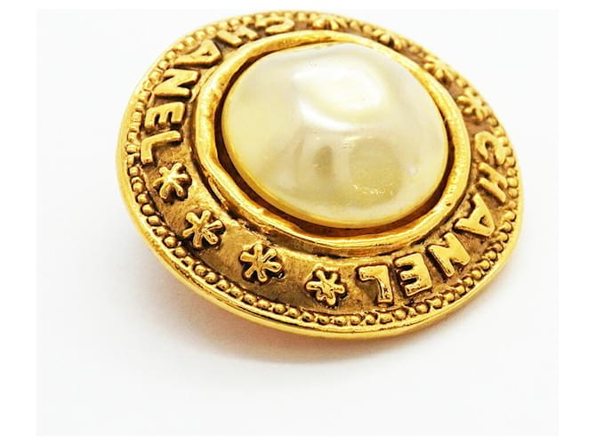 Orecchini a clip Chanel Gold D'oro - vista 7