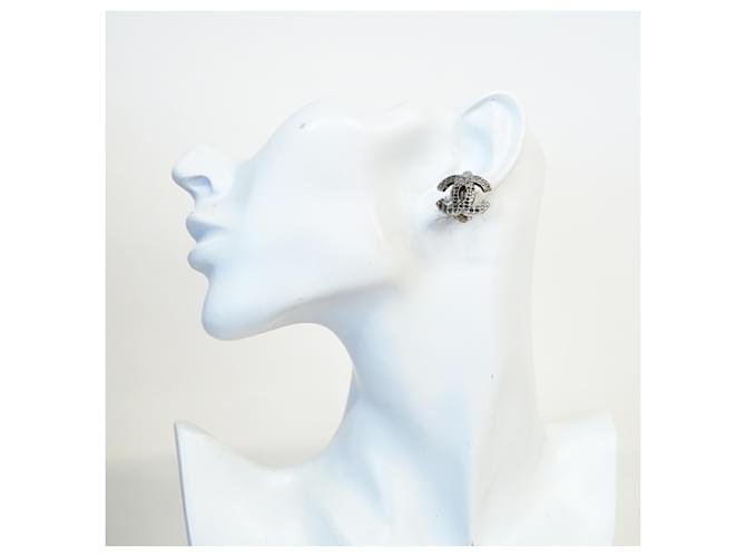 Orecchini a clip Chanel Silver Argento - vista 5