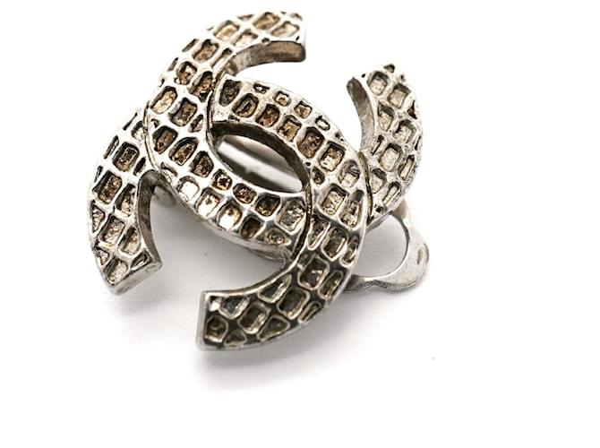 Orecchini a clip Chanel Silver Argento - vista 6