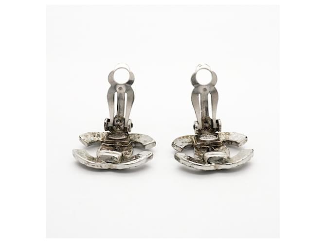 Orecchini a clip Chanel Silver Argento - vista 7