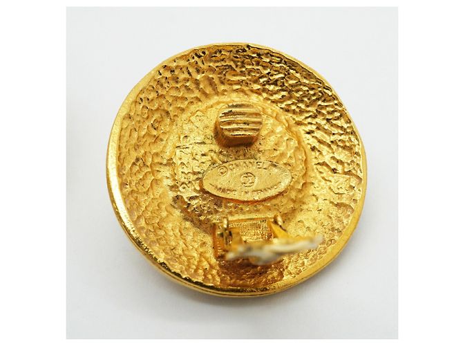 Orecchini a clip Chanel Gold D'oro - vista 4