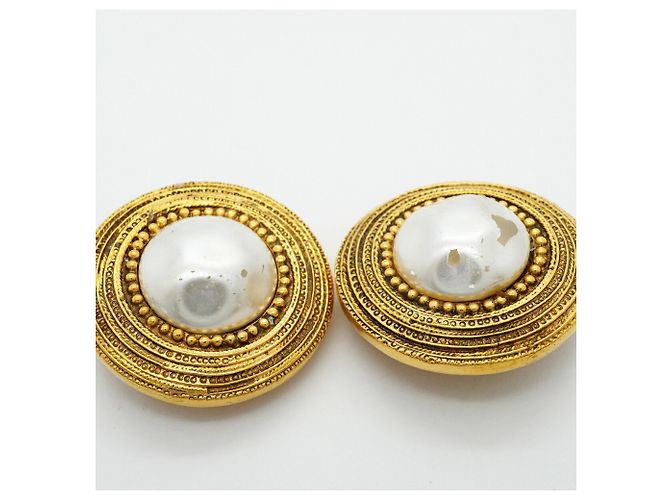 Orecchini a clip Chanel Gold D'oro - vista 6