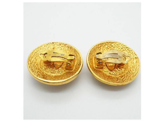 Orecchini a clip Chanel Gold D'oro - vista 7