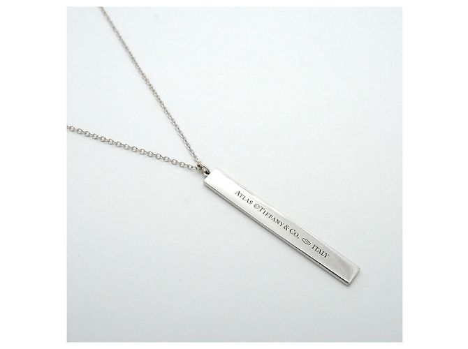 Collana Atlas Bar Tiffany & Co. in oro bianco 18K - vista 2