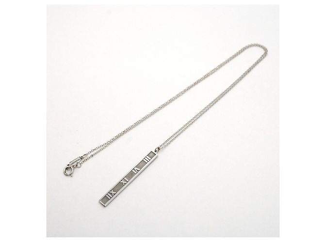 Collana Atlas Bar Tiffany & Co. in oro bianco 18K - vista 3