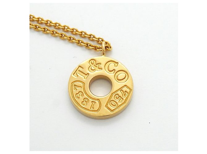 Collana Tiffany & Co. 1837 Circle in oro giallo 18K - vista 6