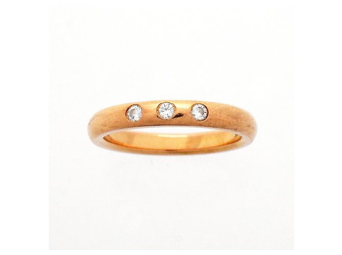 Tiffany & Co. Ehering aus 18K Roségold mit Diamanten - Ansicht 2