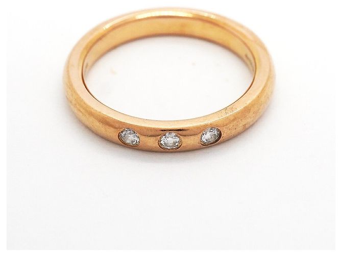 Tiffany & Co. Ehering aus 18K Roségold mit Diamanten - Ansicht 3