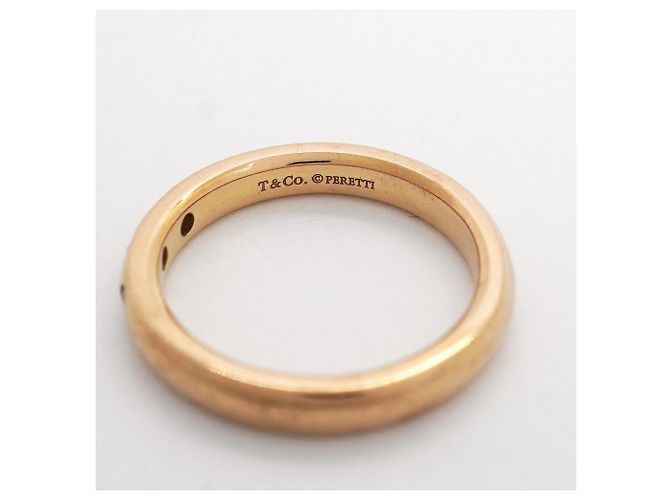 Tiffany & Co. Ehering aus 18K Roségold mit Diamanten - Ansicht 4