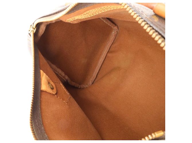 Sac à main Louis Vuitton Monogram Speedy 25 Marron - vue 9
