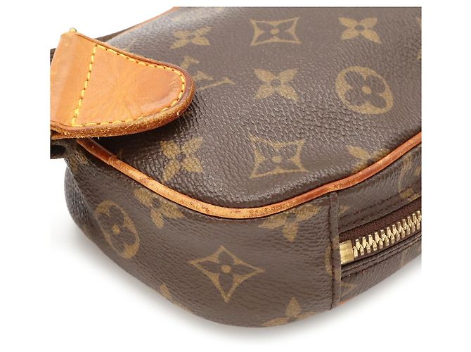 Borsa Louis Vuitton Monogram Pochette Gange Marrone - vista 4
