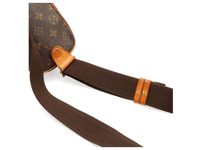 Borsa Louis Vuitton Monogram Pochette Gange Marrone - vista 5