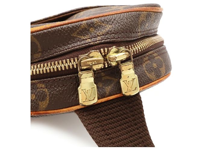 Borsa Louis Vuitton Monogram Pochette Gange Marrone - vista 6