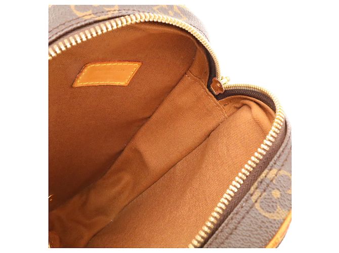 Borsa Louis Vuitton Monogram Pochette Gange Marrone - vista 7
