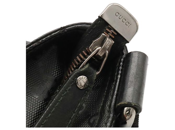 Borsa a tracolla Gucci GG Imprime Black Nero - vista 8