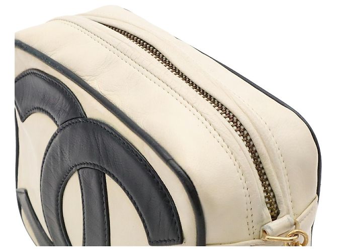 Borsa a catena Chanel Coco Mark Nero Crudo - vista 7
