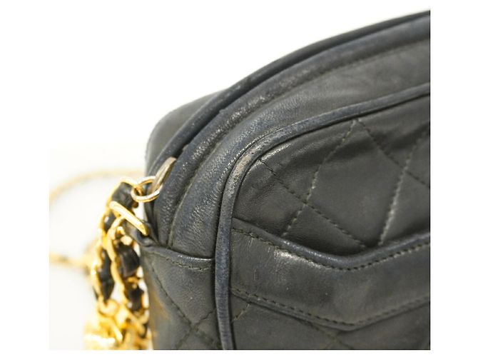 Chanel Matelassé Schultertasche Schwarz - Ansicht 11