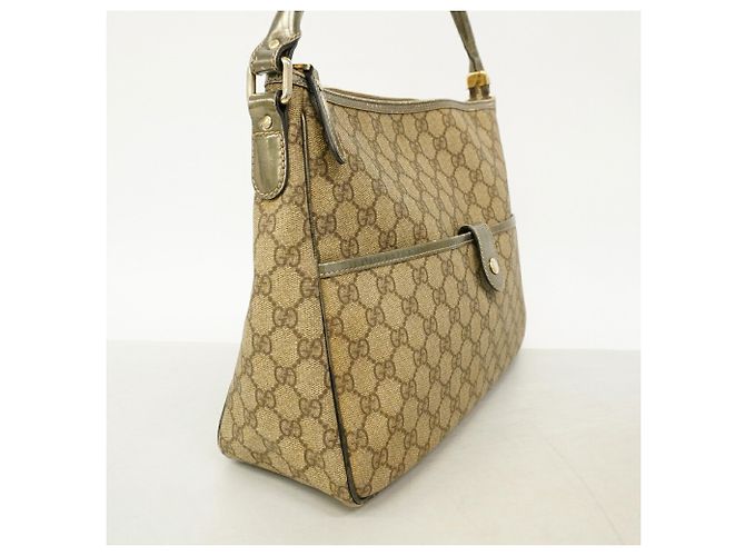 Borsa a tracolla Gucci GG Supreme Marrone - vista 2