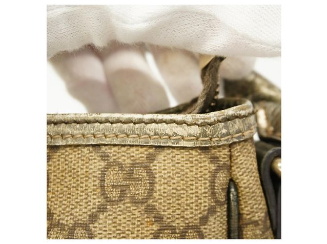 Borsa a tracolla Gucci GG Supreme Marrone - vista 9