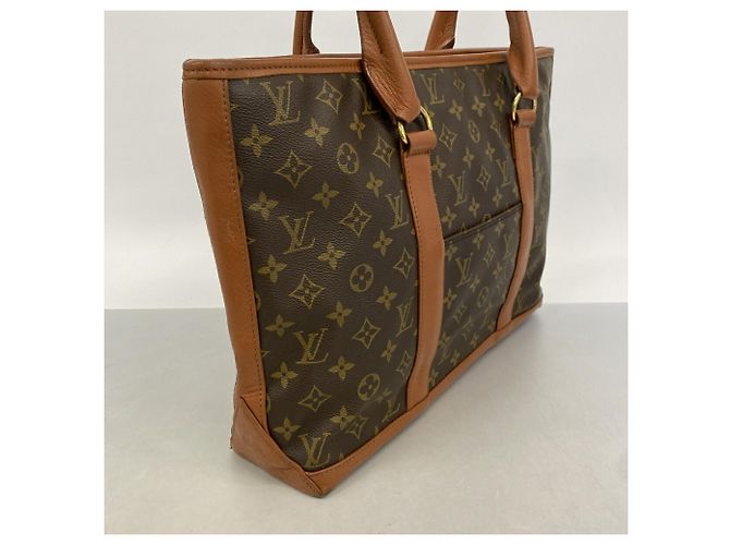 Louis Vuitton Monogram Sac Weekend PM Tote Bag Marrone - vista 2