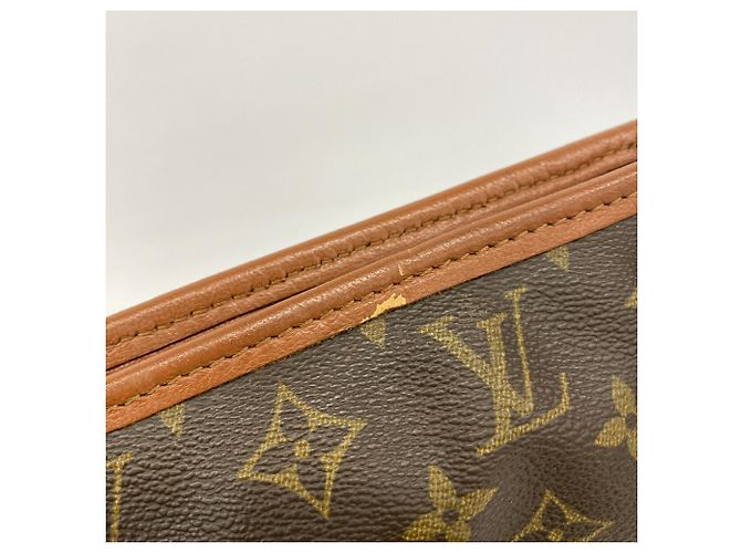 Louis Vuitton Monogram Sac Weekend PM Tote Bag Marrone - vista 8