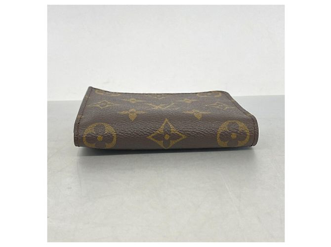 Louis Vuitton Monogram Portefeuille Noir Coin Case Castaño - vista 2
