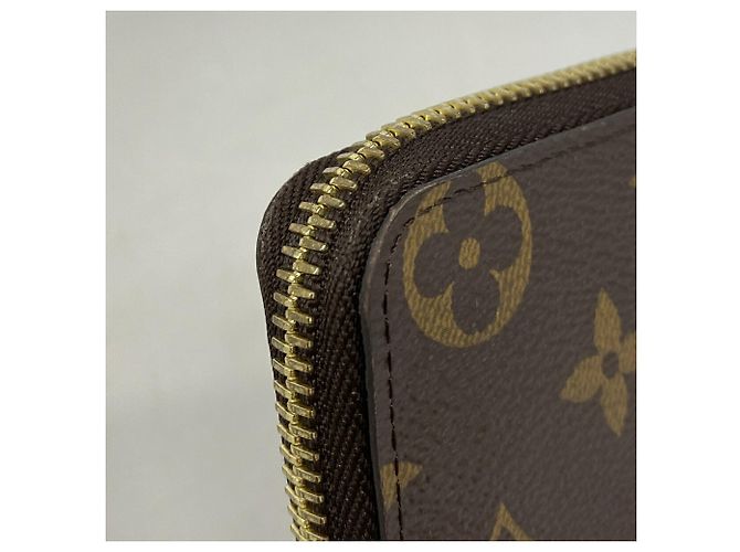 Louis Vuitton Monogram Portefeuille Noir Coin Case Castaño - vista 6