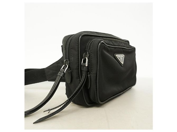 Borsa Sling Prada in nylon Tessuto Nero - vista 2