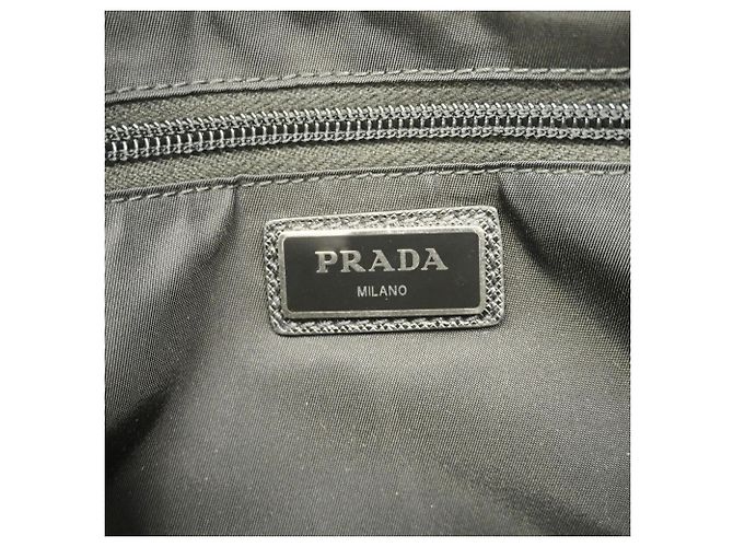 Borsa Sling Prada in nylon Tessuto Nero - vista 5