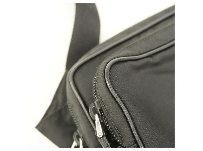 Borsa Sling Prada in nylon Tessuto Nero - vista 6