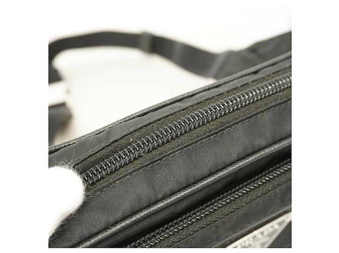 Borsa Sling Prada in nylon Tessuto Nero - vista 7