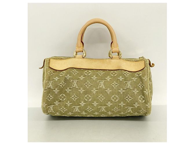 Borsa Louis Vuitton Monogram Denim Neo Speedy Verde - vista 10
