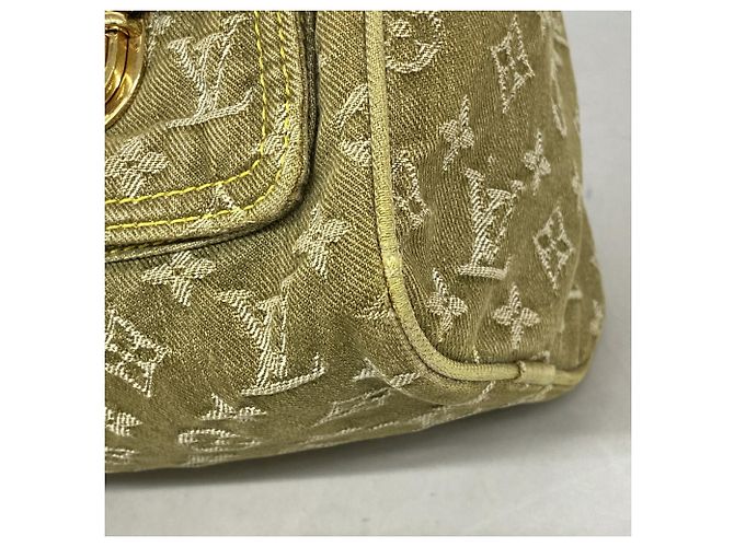 Borsa Louis Vuitton Monogram Denim Neo Speedy Verde - vista 6