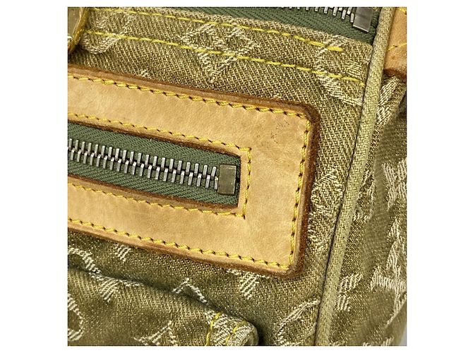 Borsa Louis Vuitton Monogram Denim Neo Speedy Verde - vista 7