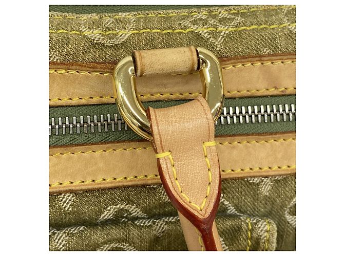 Borsa Louis Vuitton Monogram Denim Neo Speedy Verde - vista 8