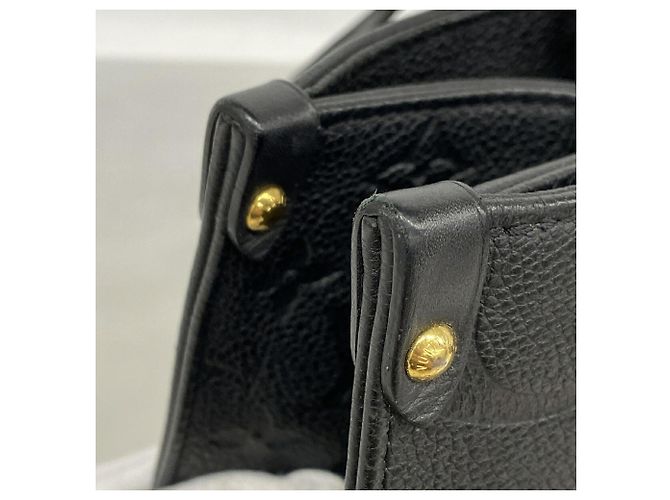 Borsa Tote Louis Vuitton Monogram Empreinte OnTheGo Nero - vista 6